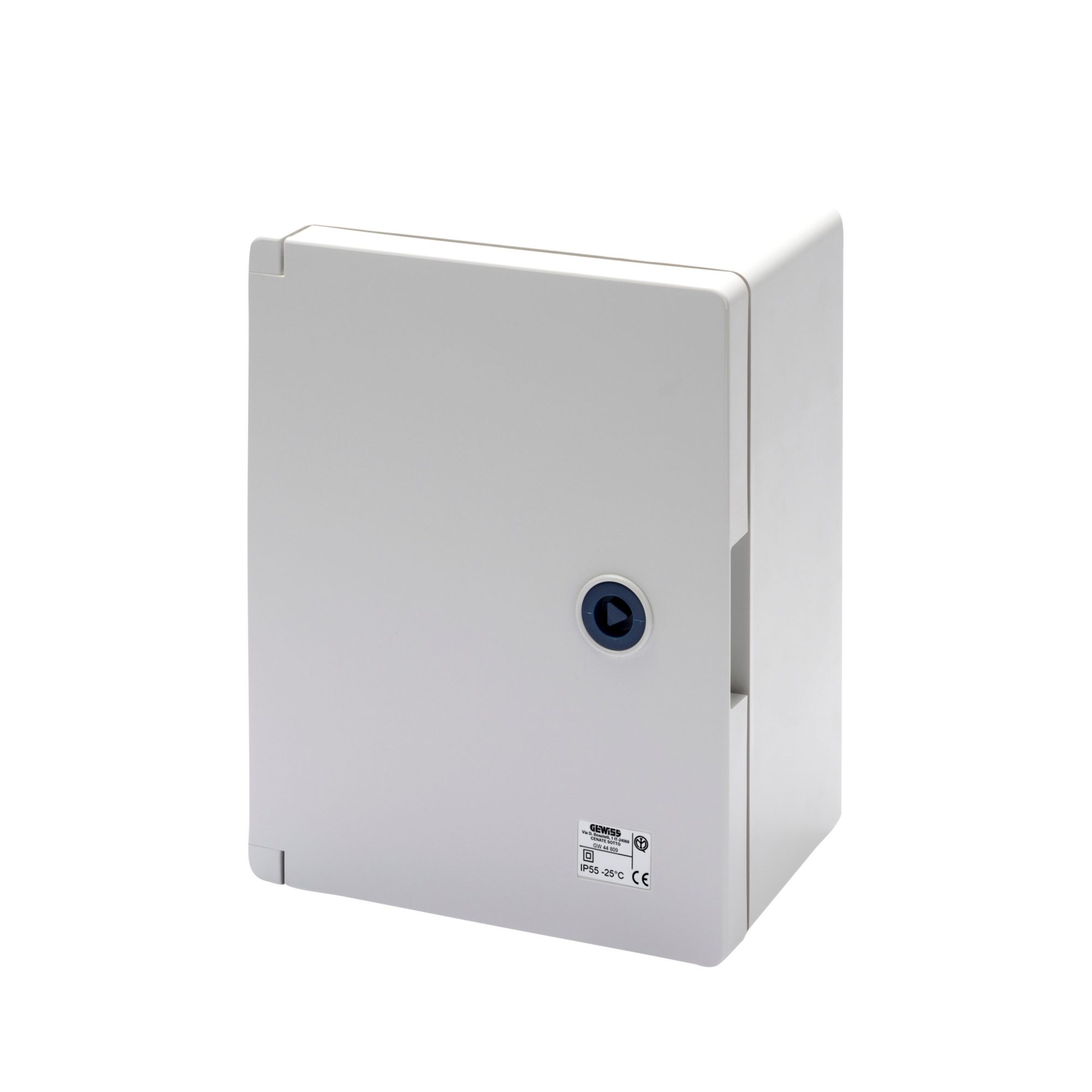 POLYESTER ENCLOSURE WITH BLANK DOOR FITTED WITH LOCK - GW46001F