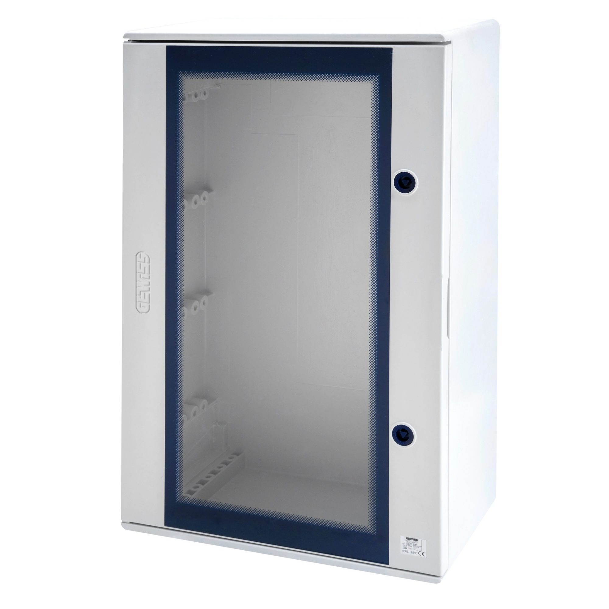 POLYESTER ENCLOSURE WITH TRANSPARENT DOOR FITTED WITH LOCK - GW46207F