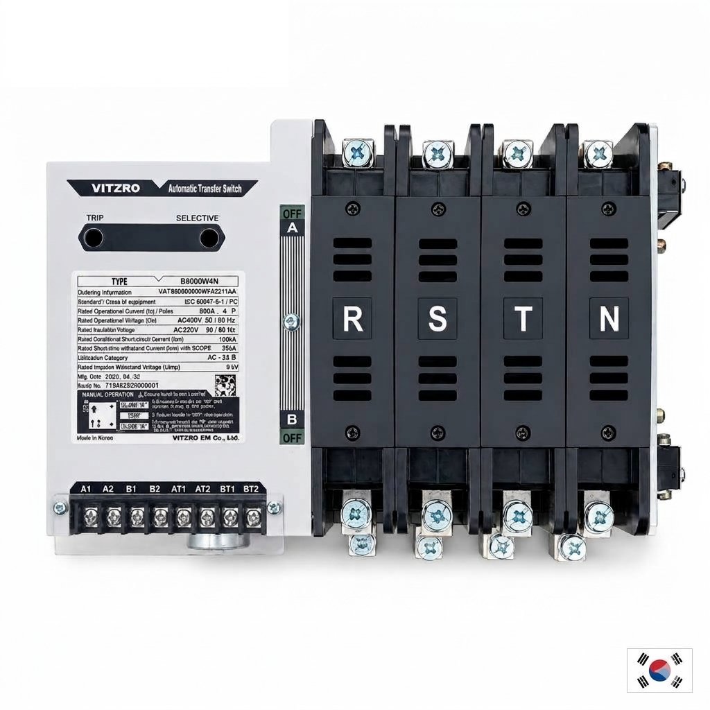 Bộ chuyển nguồn tự động ATS 4 cực 200A