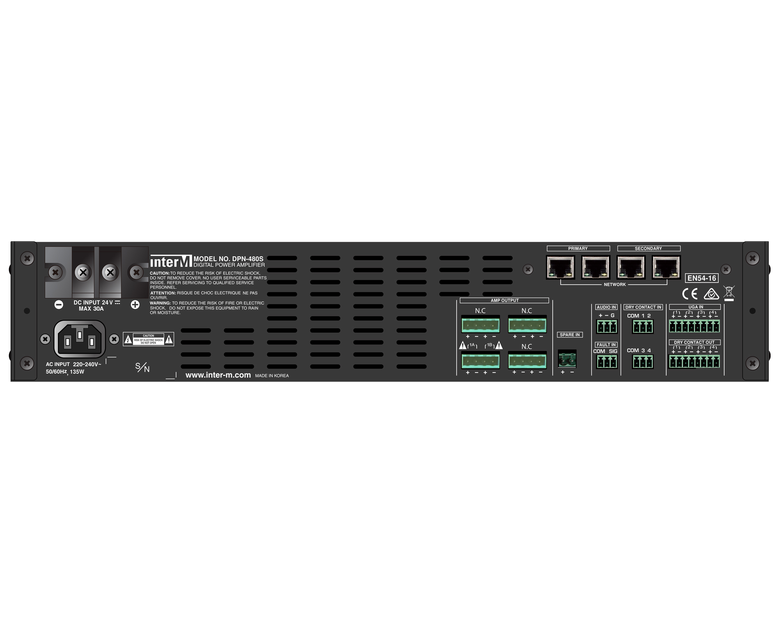 Amply IP 480Wx1CH, DPN-480S