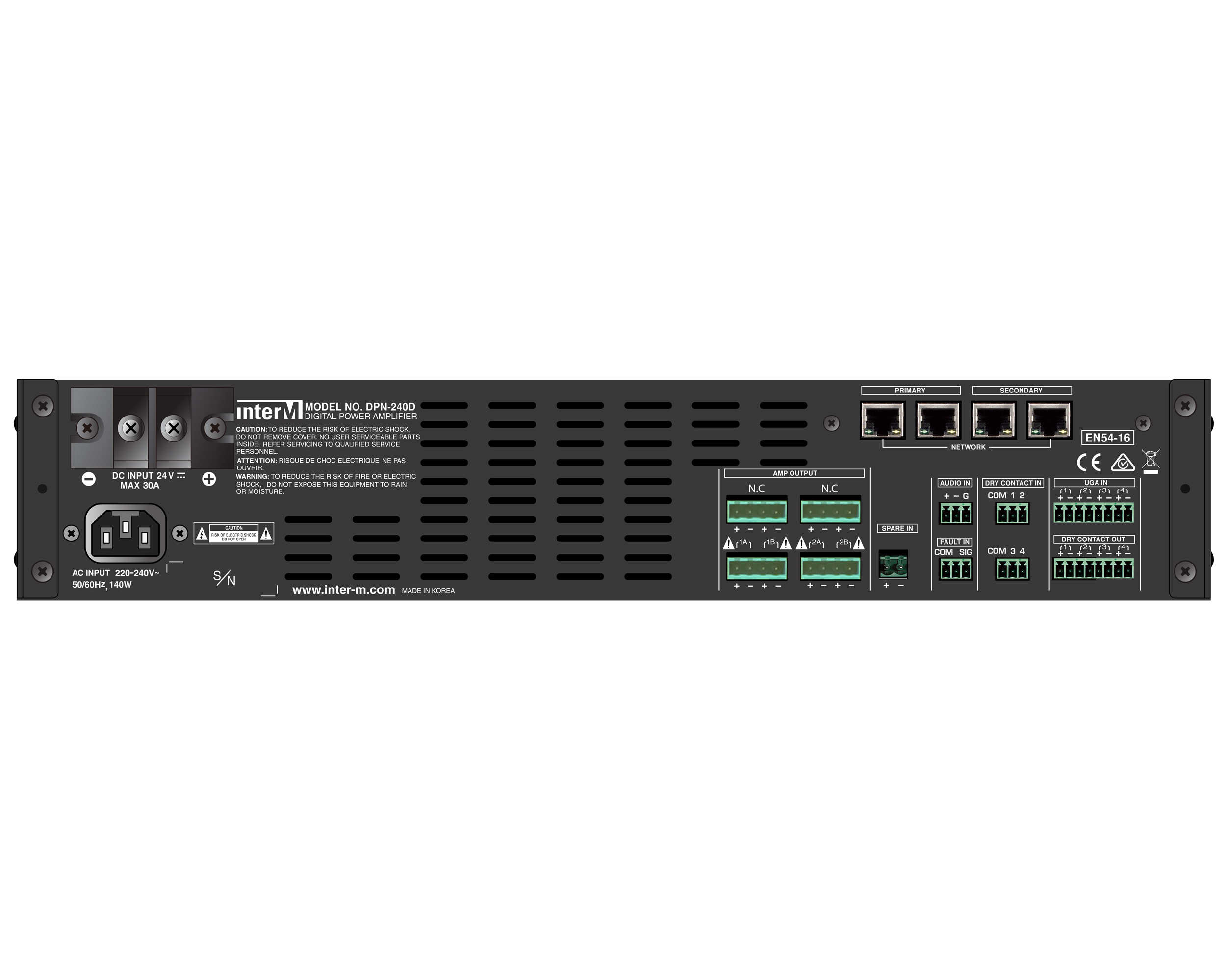 Amply IP 240Wx2CH, DPN-240D