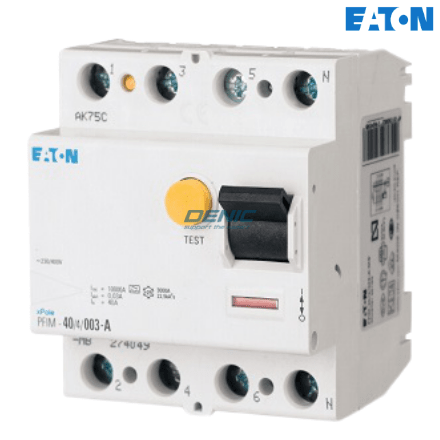 PFIM4, RCCB 3 pha 4P Eaton (30mA, 100mA, 300mA, 500mA)