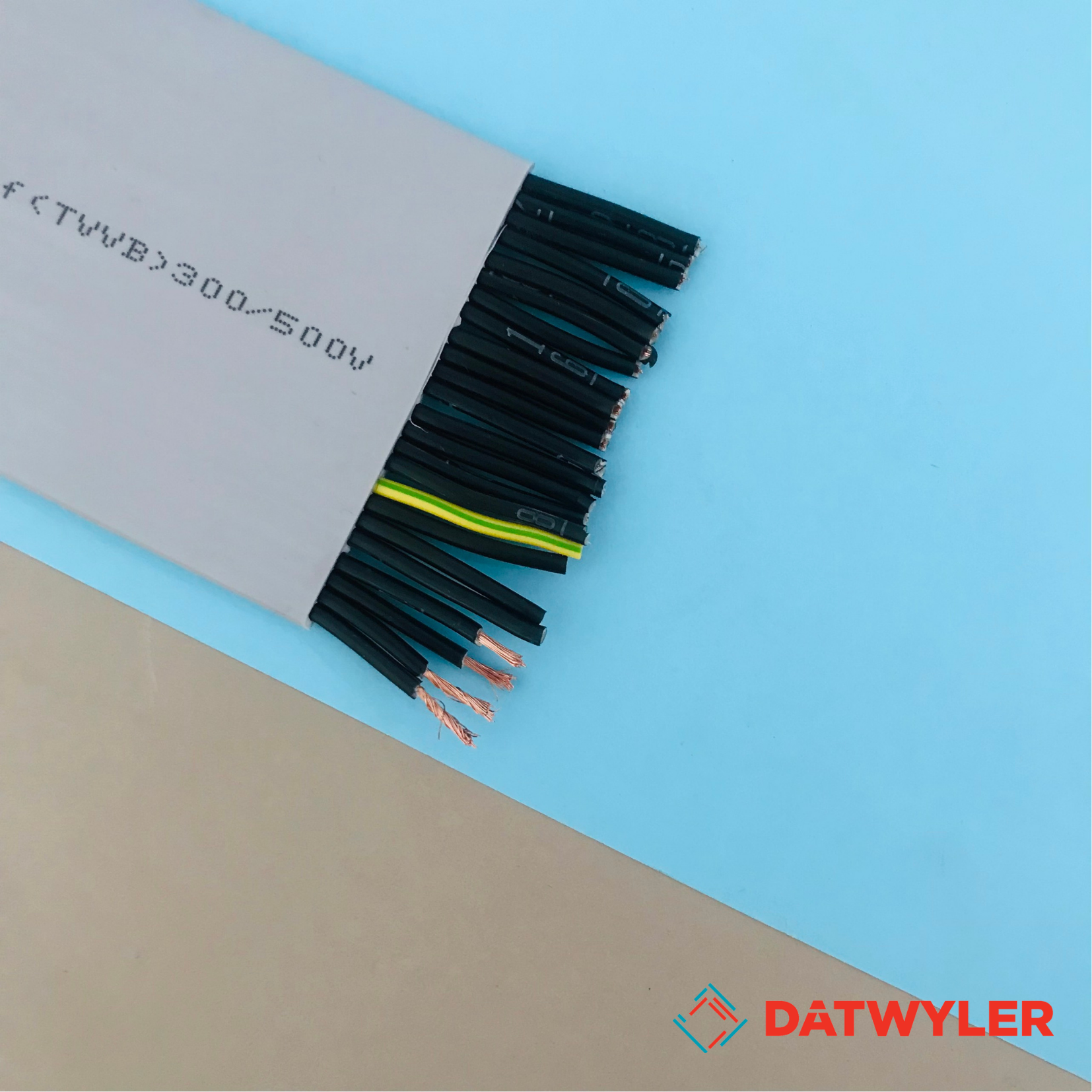 24 ruột không chống nhiễu<br>Dây cáp điện (dây Cordon) thang máy DATWYLER