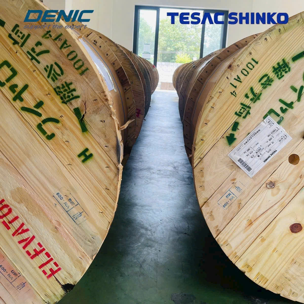 8x(S)19+FC<br>Cáp thép tải thang máy Nhật Bản<br>Hãng KOBELCO thương hiệu Tesac Shinko