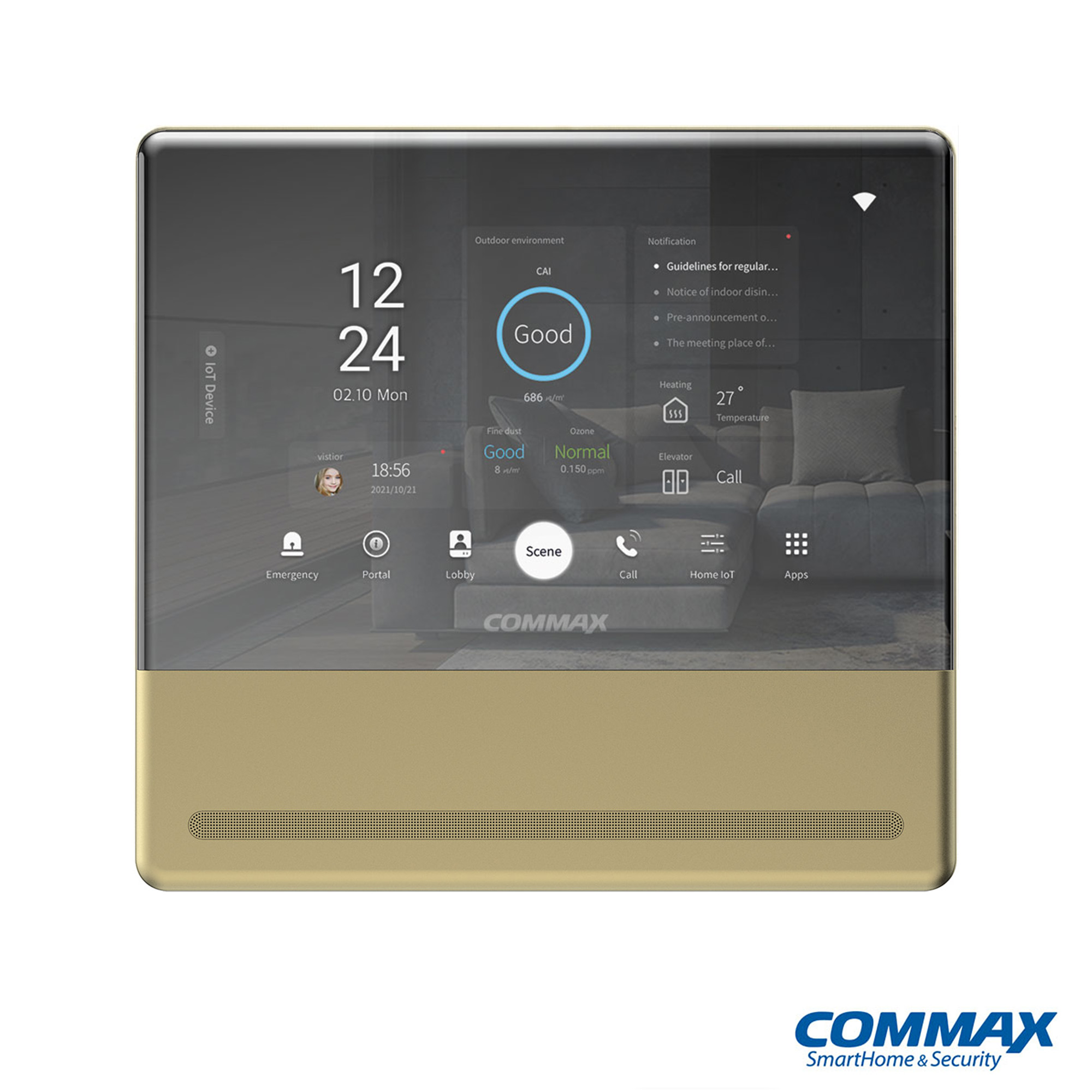 7-inch Apartment Video Monitor CAV-70QGX