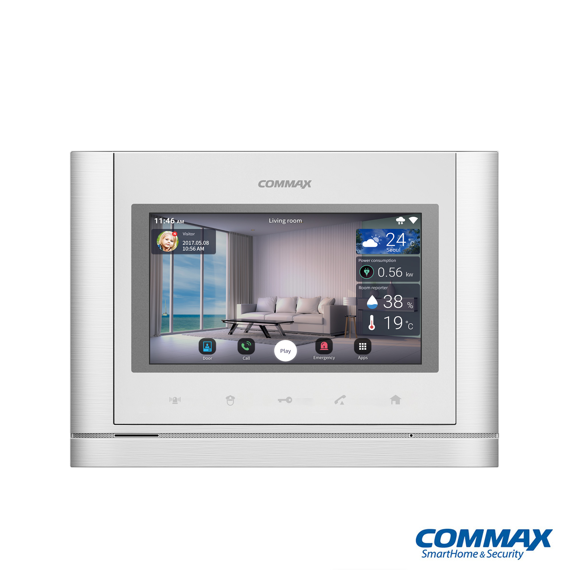 7-inch IP Apartment Video Monitor CIP-710M