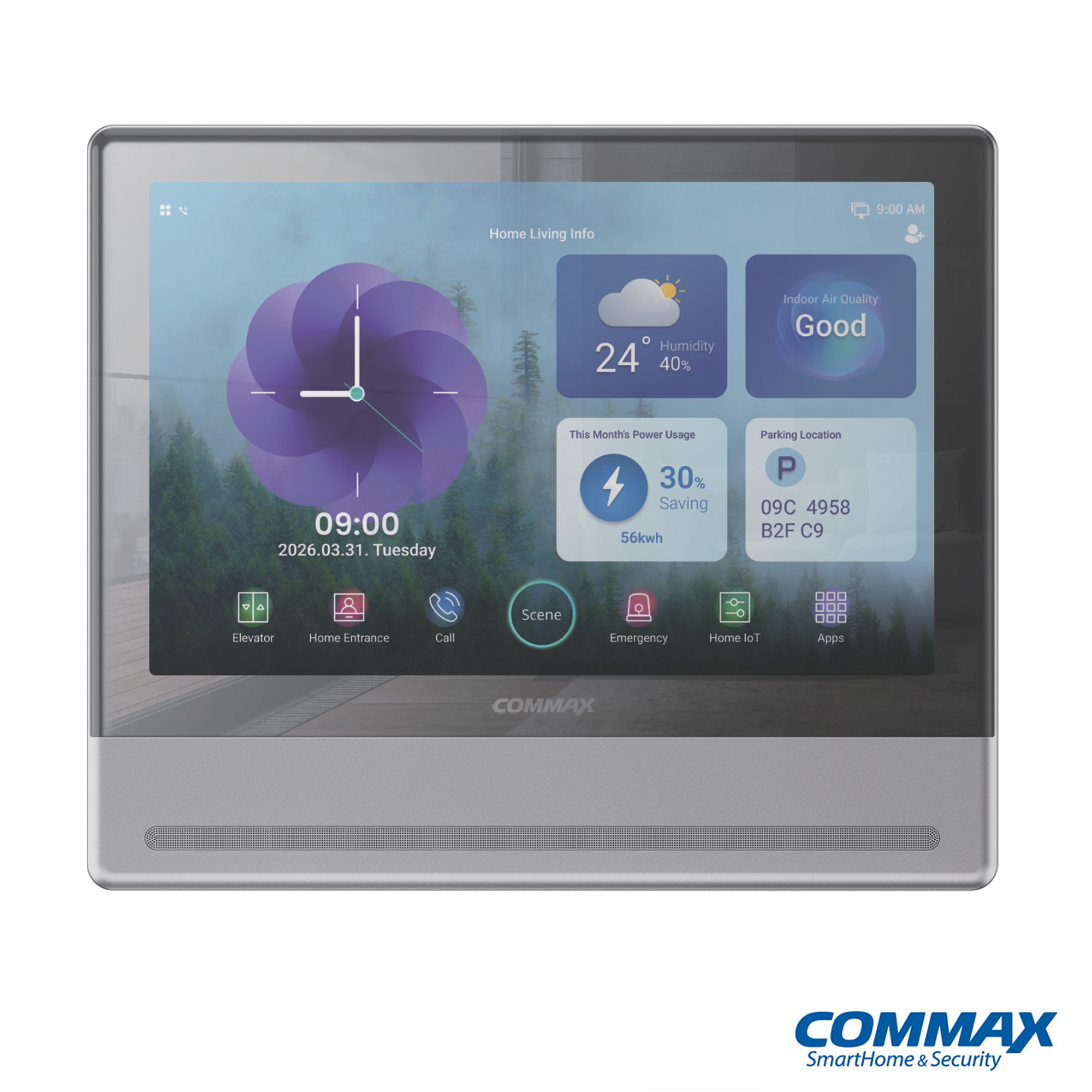 10-inch IP Apartment Video Monitor DRC-10QMX