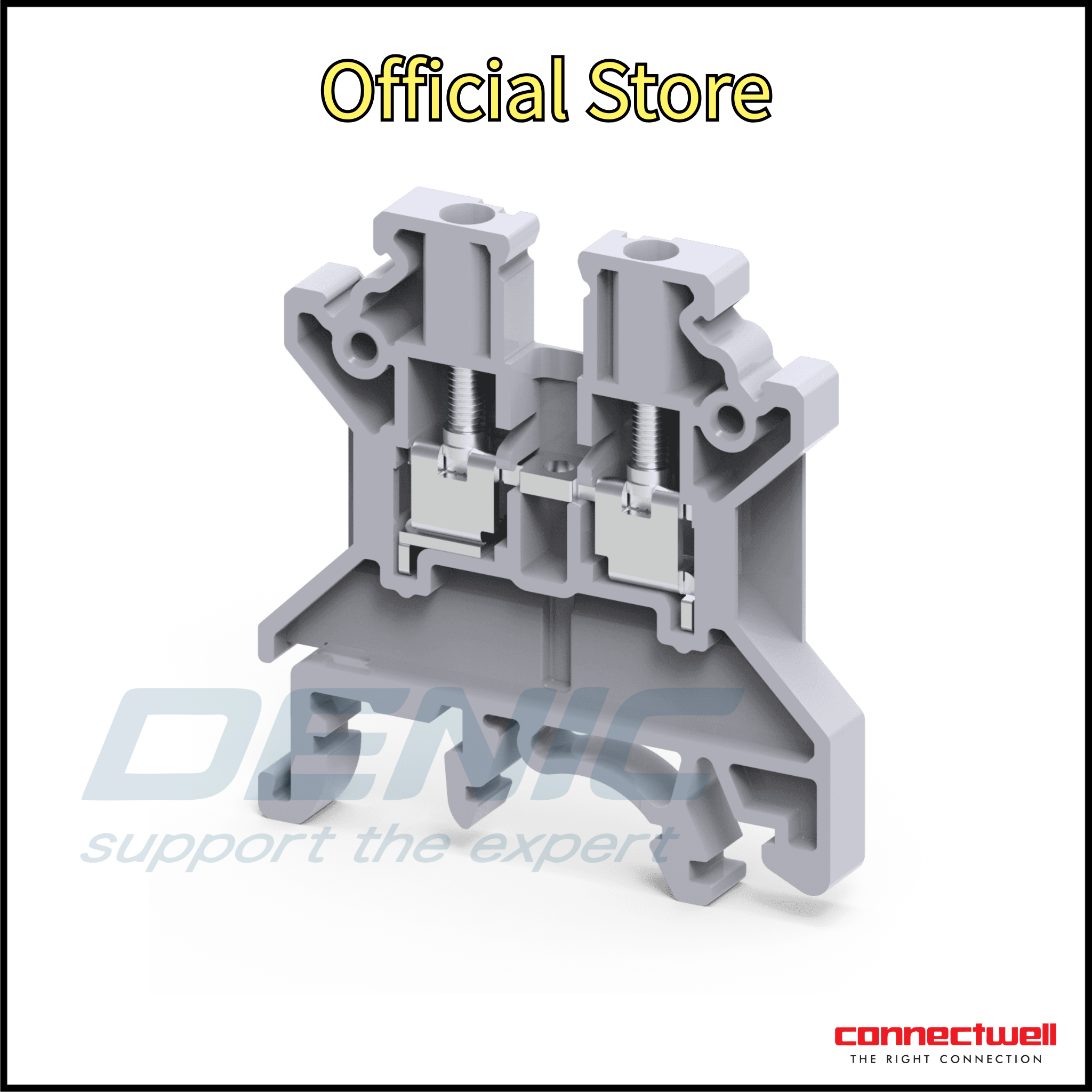 Cầu đấu dây điện (Domino) dạng bắt vít CTS4UN