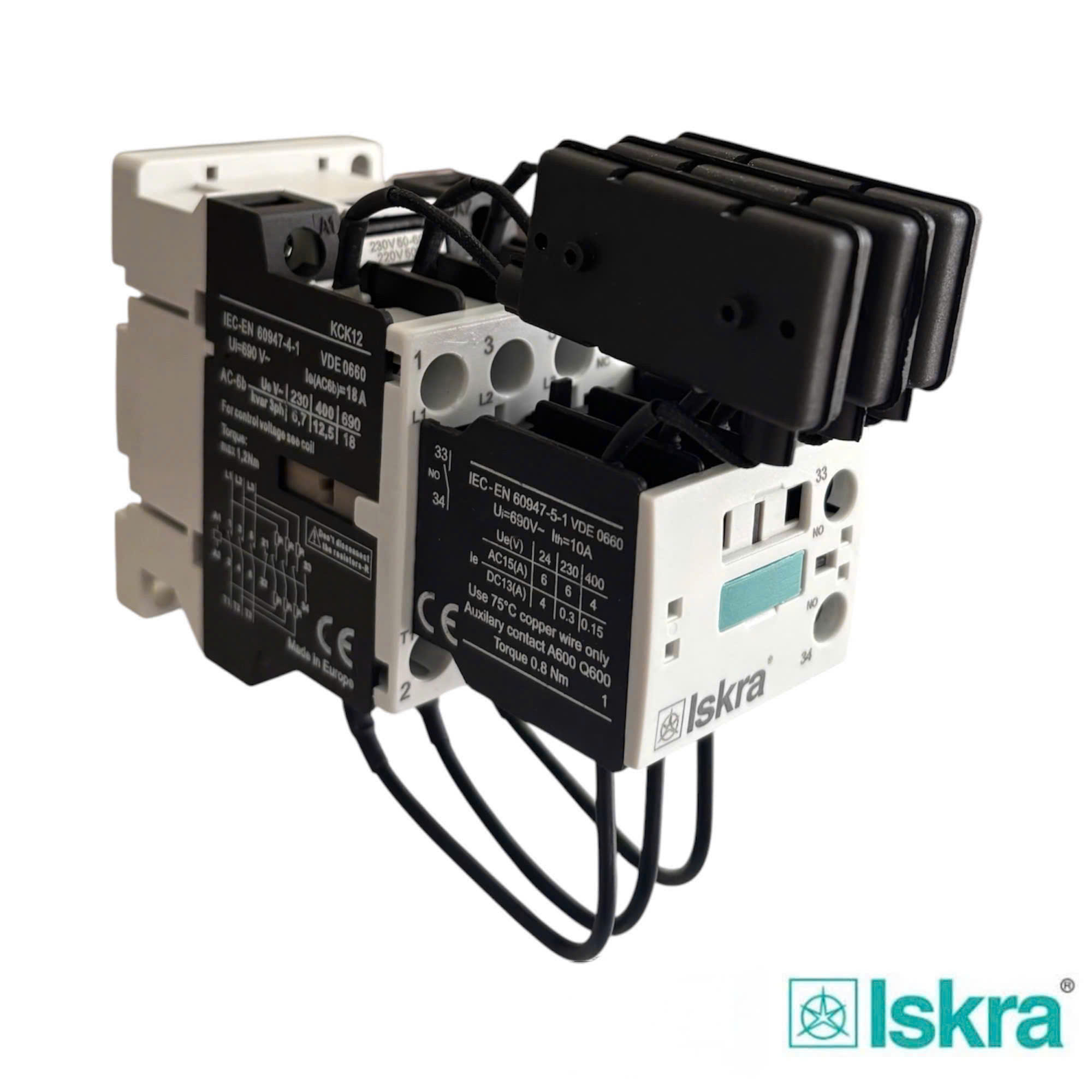 Contactor tụ bù KCK12-11 230V 50/60Hz