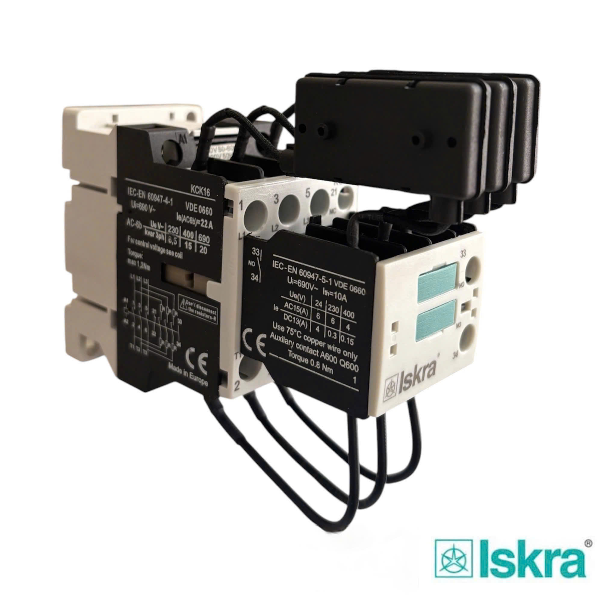 Contactor tụ bù KCK16-11 230V 50/60Hz