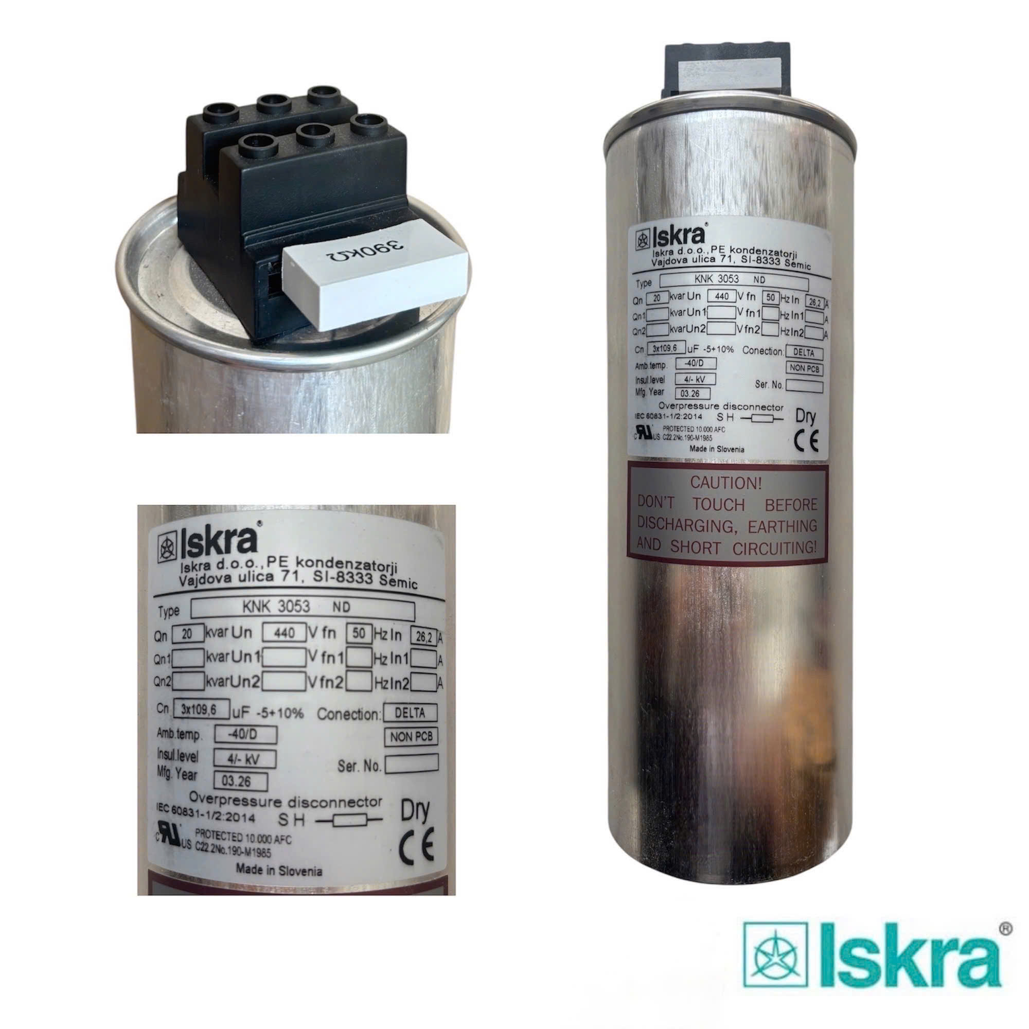 Tụ bù KNK3053 20KVAR 440V 50Hz