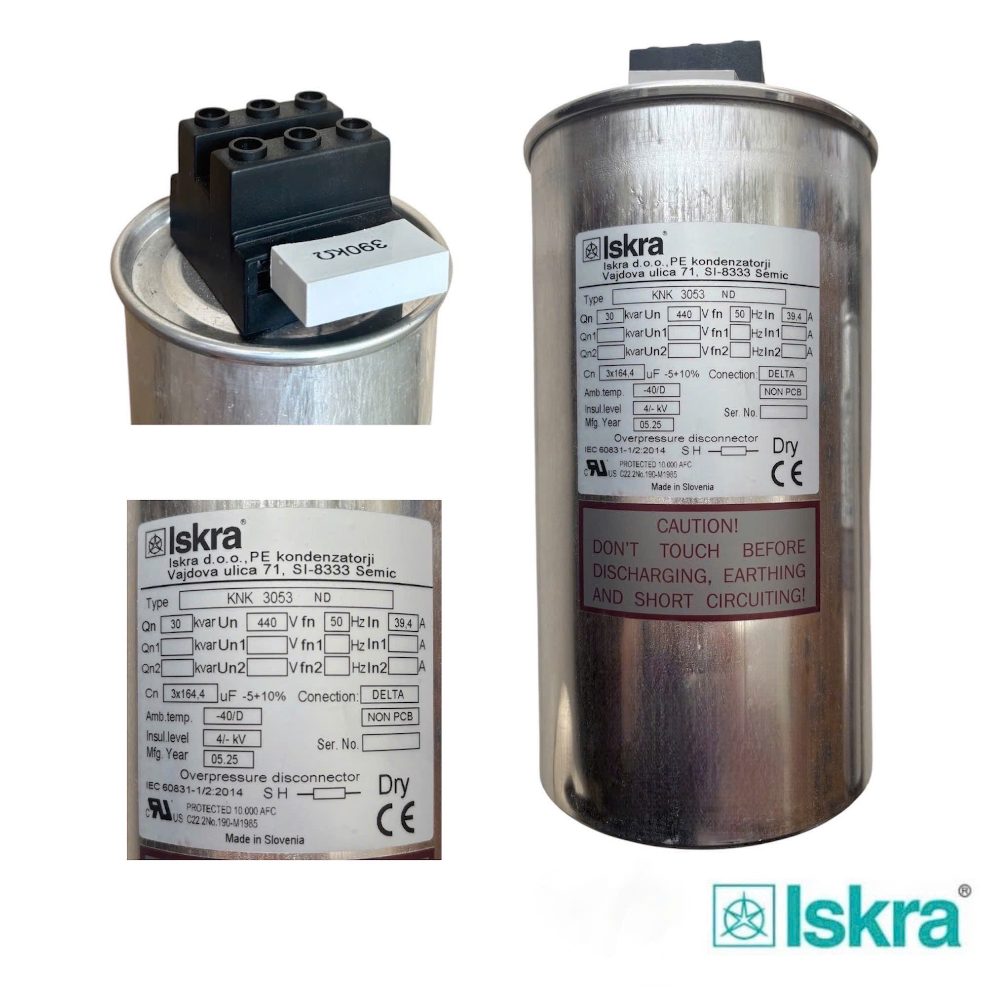 Tụ bù KNK3053 30KVAR 440V 50Hz