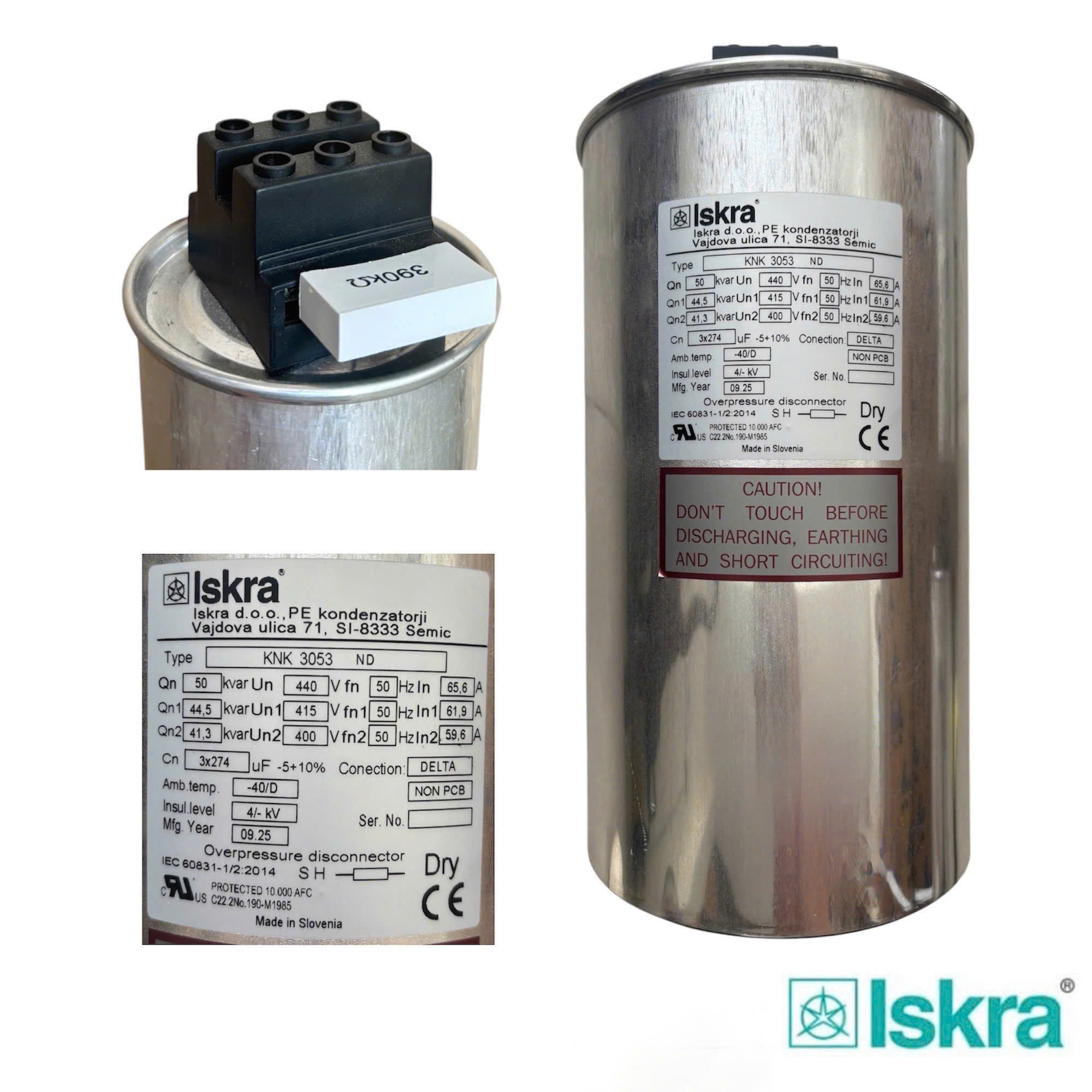 Tụ bù KNK3053 50KVAR 440V 50Hz