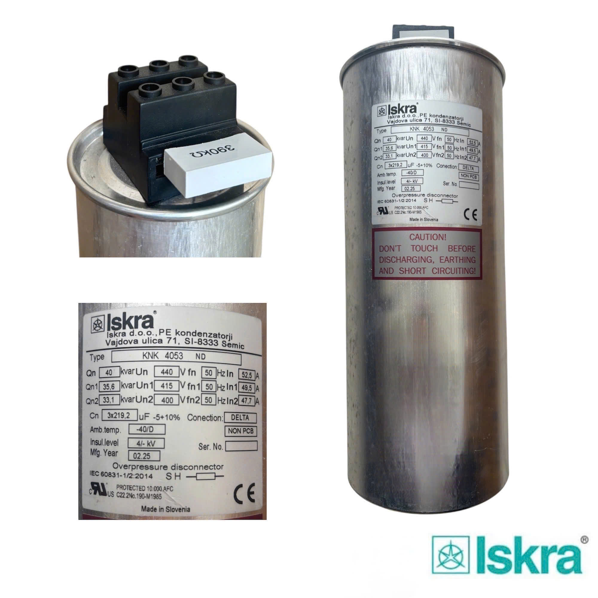 Tụ bù KNK4053 40KVAR 440V 50Hz