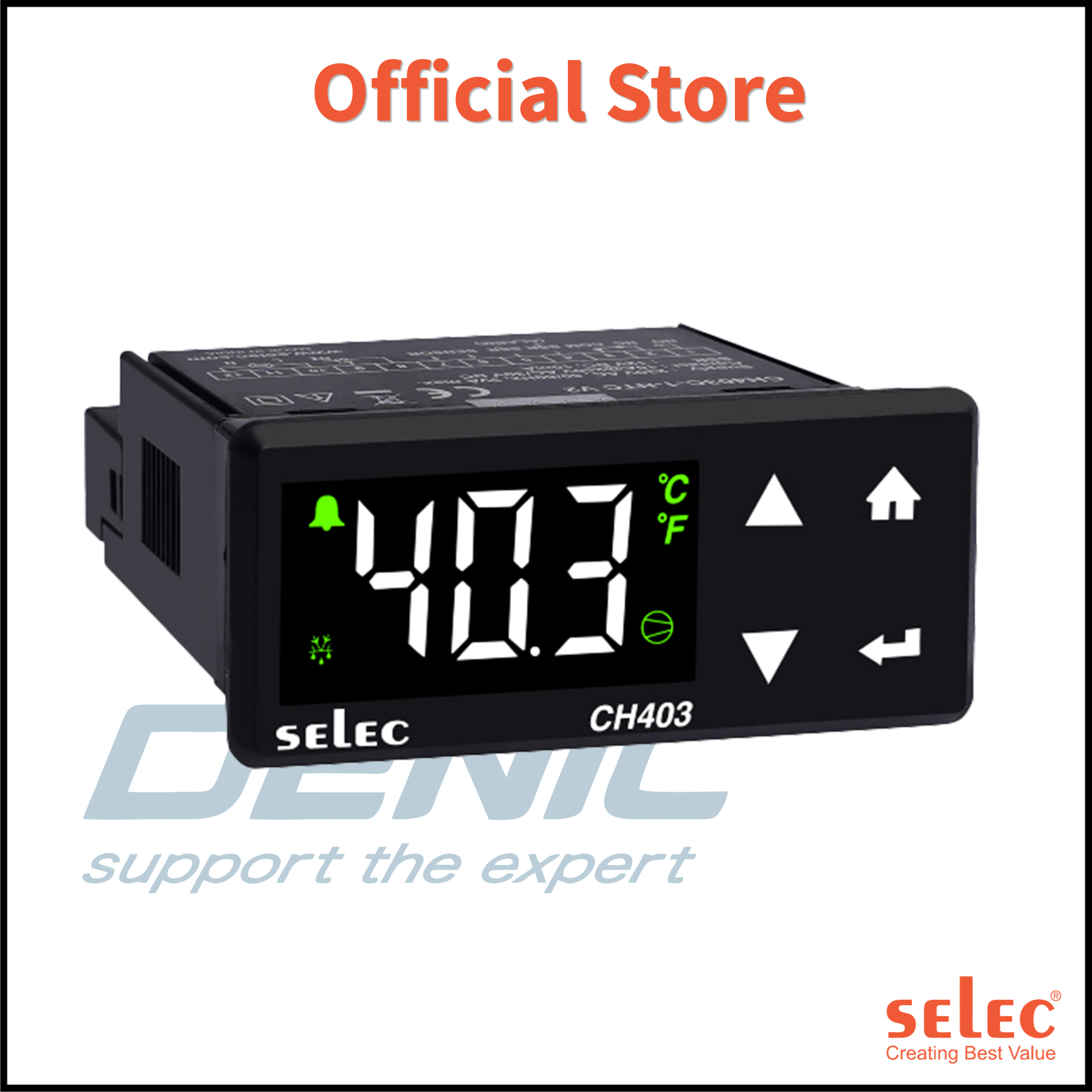 Bộ điều khiển nhiệt độ CH403C-3-NTC