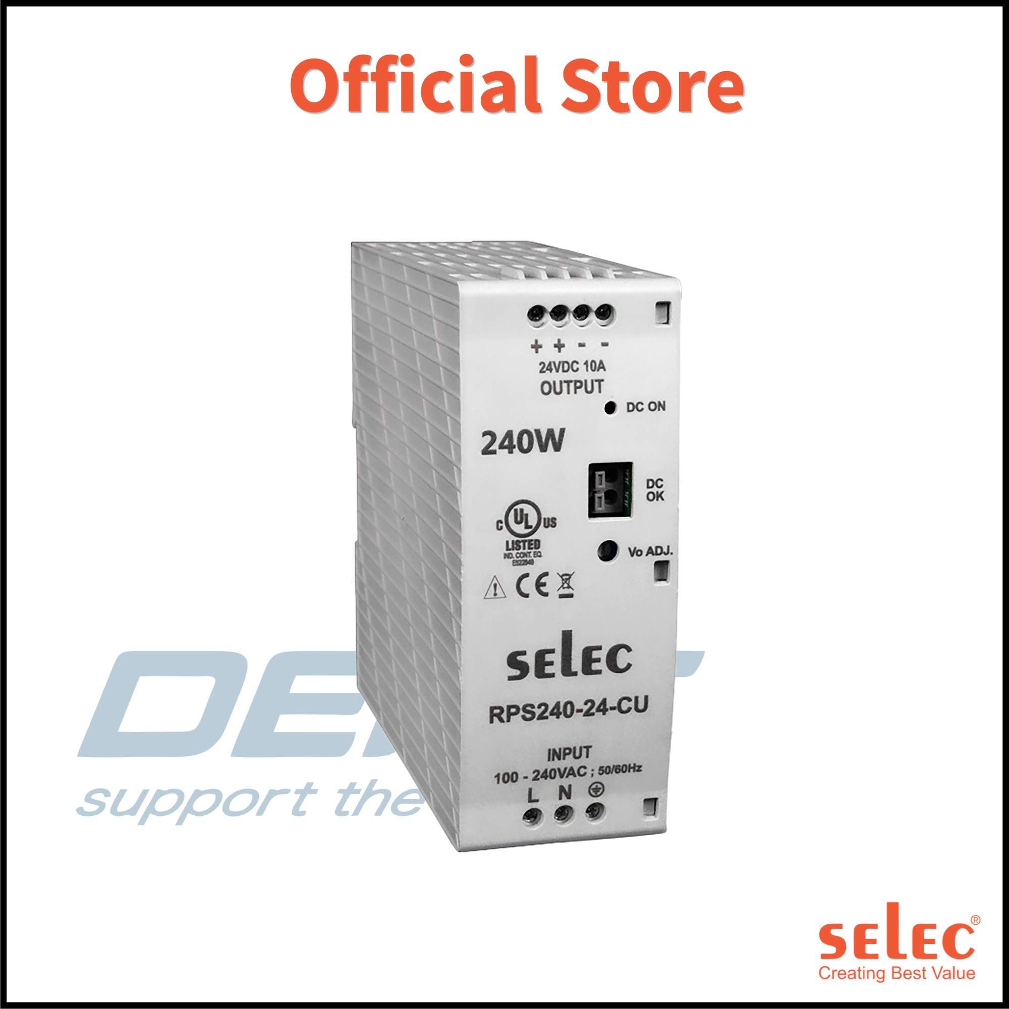 Bộ nguồn 10A - 24VDC RPS240-24