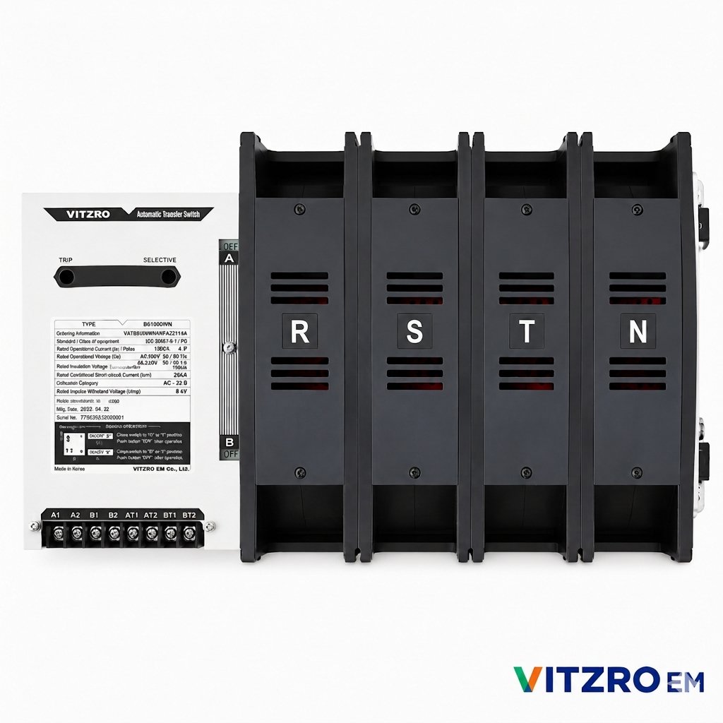 Bộ chuyển nguồn tự động ATS 4 cực 1000A
