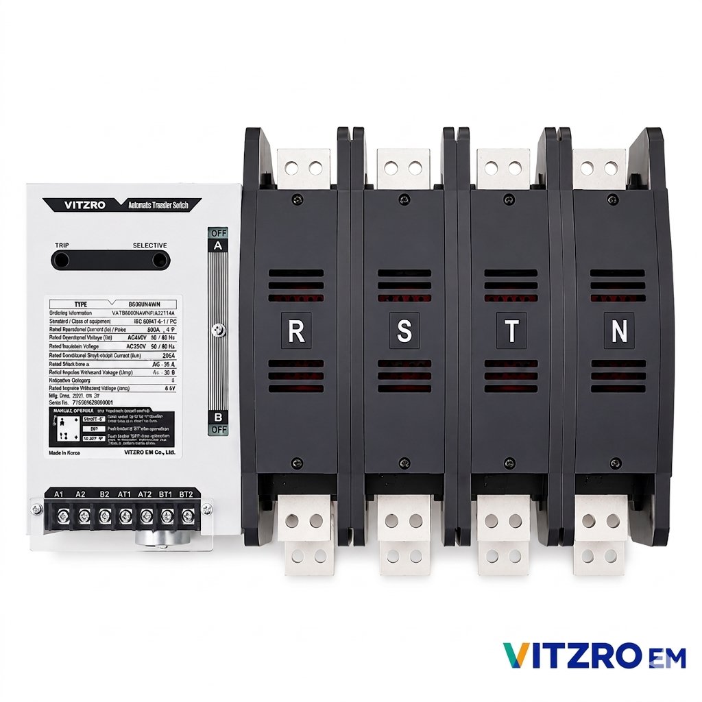 Bộ chuyển nguồn tự động ATS 4 cực 800A